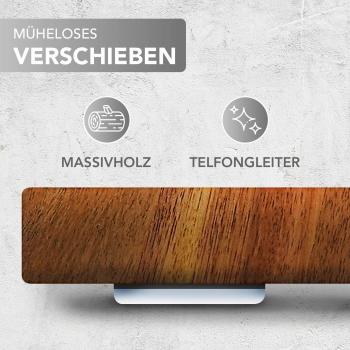 Premium-Gleitbrett -  Untersetzer aus Massivholz für den Thermomix TM5 / TM6 / TM31- Akazie SE